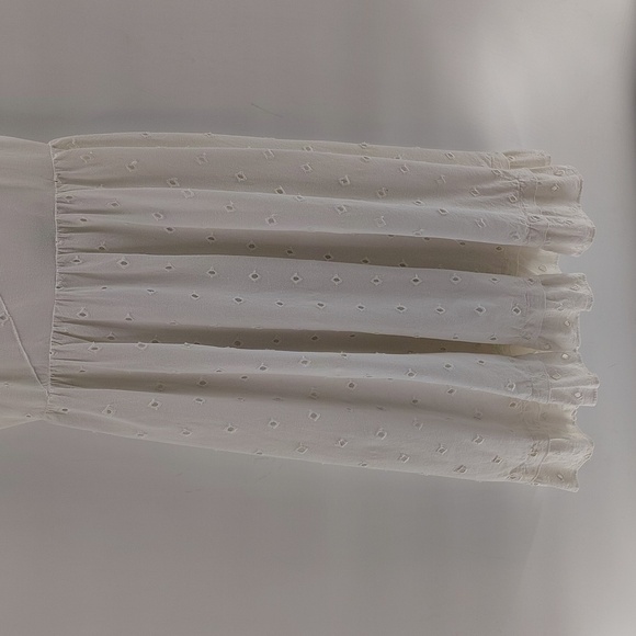 House Of Harlow X Revolve White Eyelet Dress Medium Adjustable Strap Open Back - Picture 4 of 13